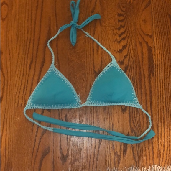 turquoise bikini top - Picture 2 of 3